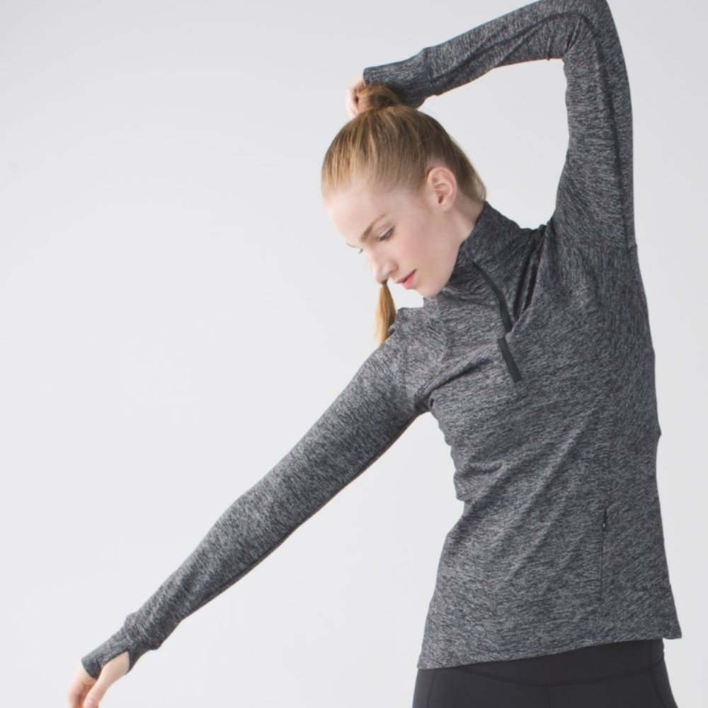 Lululemon Kanto Catch Me 1/2 Zip Wee Stripe (6)